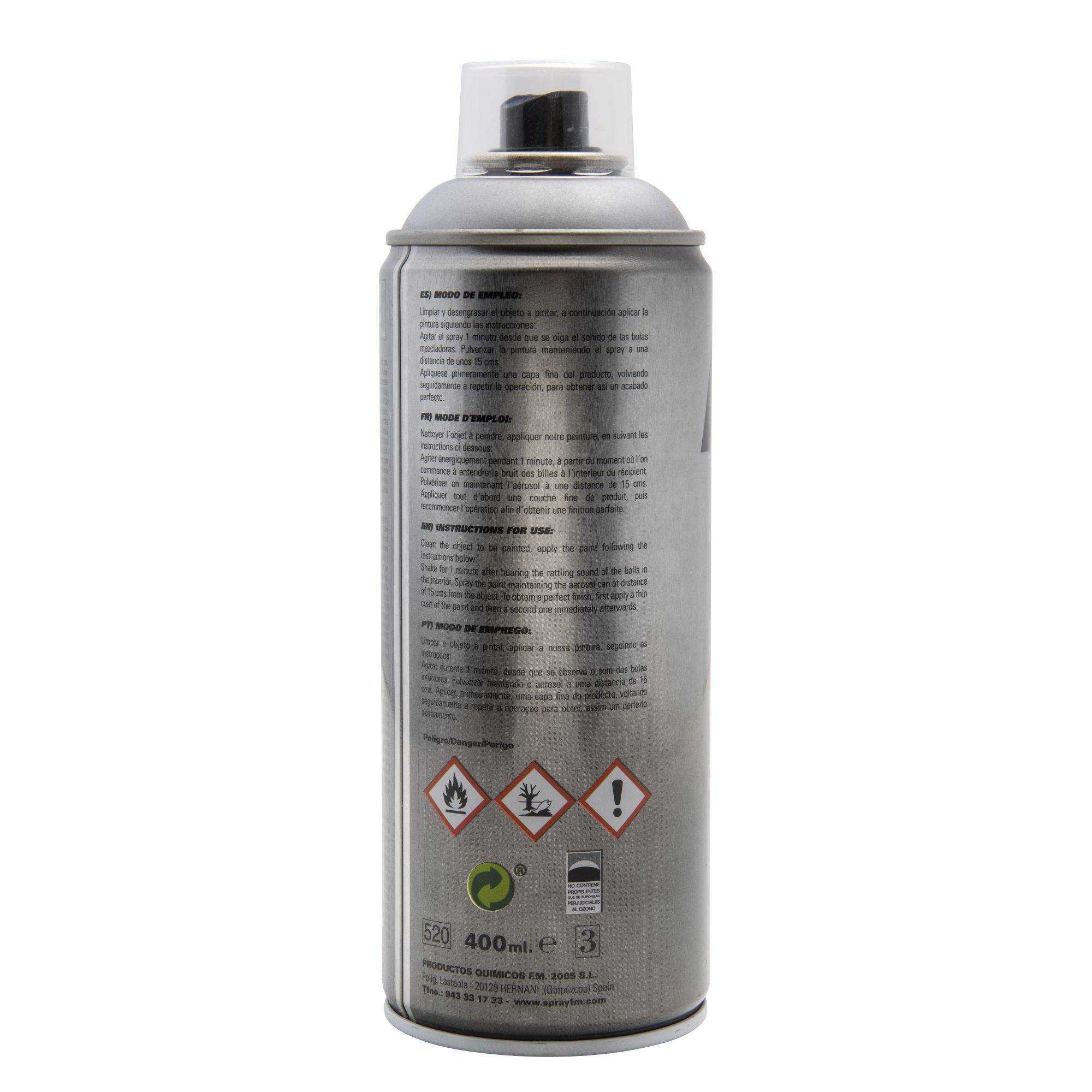 Bombe spray revêtement zinc brillant 400ml - Image 3