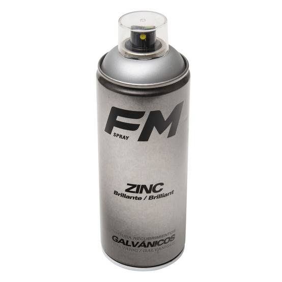 Bombe spray revêtement zinc brillant 400ml - Image 4