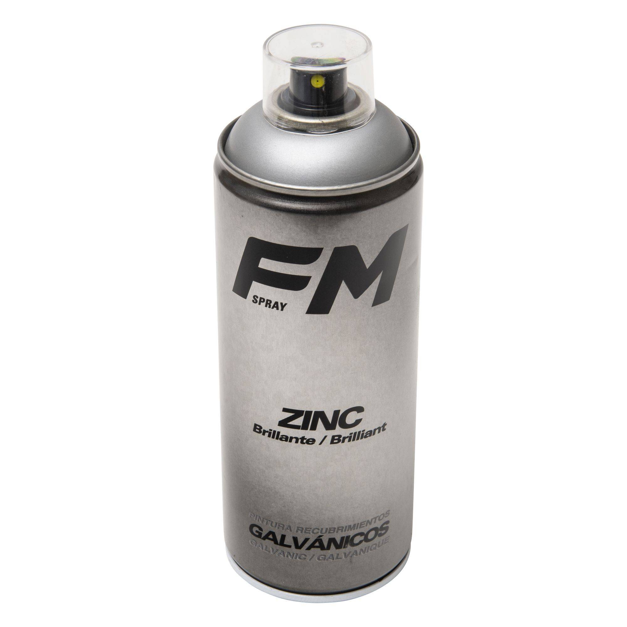 Bombe spray revêtement zinc brillant 400ml - Image 4