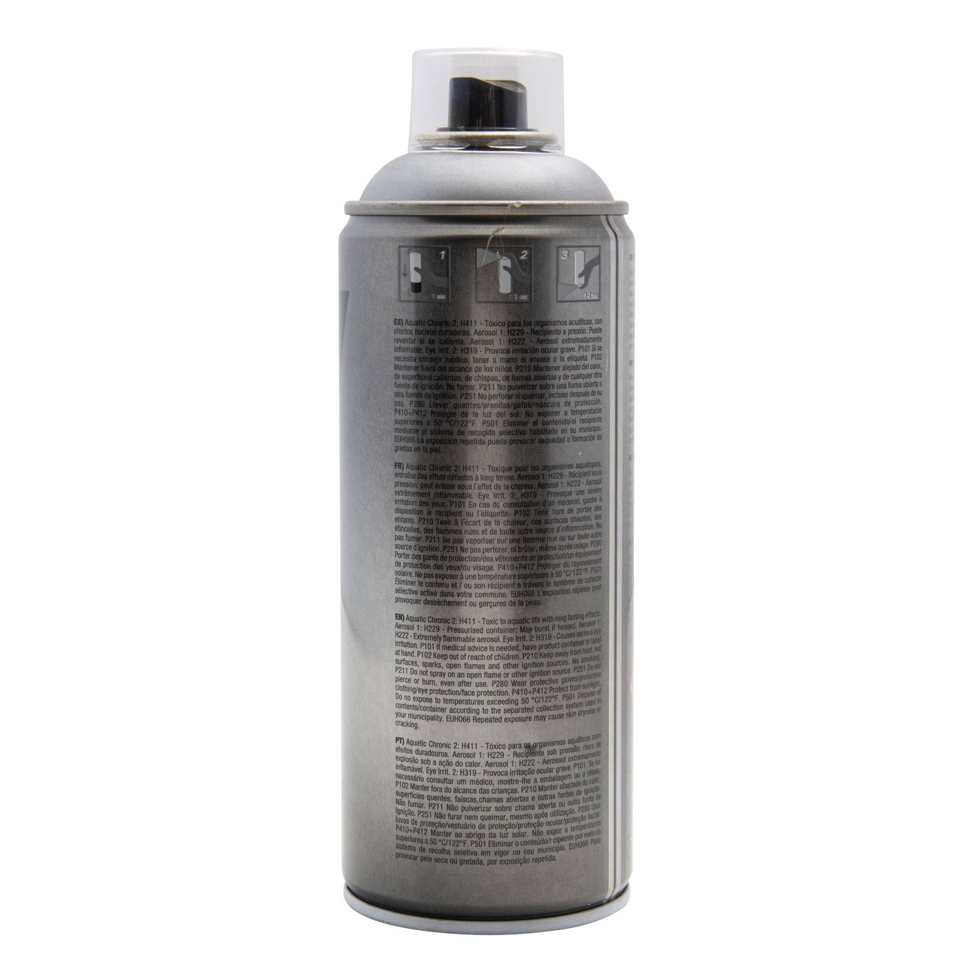 Bombe spray revêtement zinc brillant 400ml - Image 2
