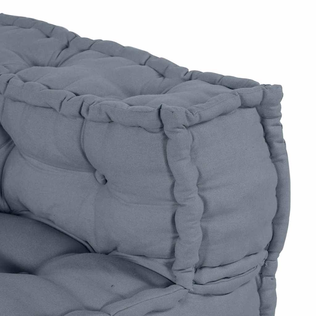 Canapé modulaire tissu gris 210 x 70 x 56 cm - PANGIVO - Image 10