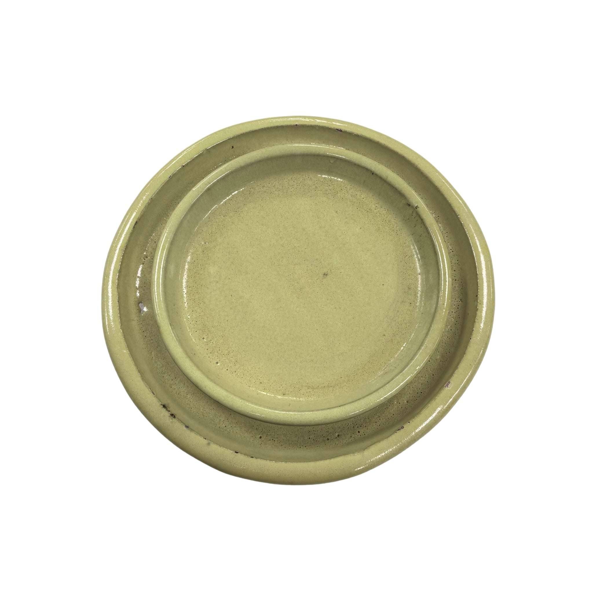 Soucoupe ronde 27cm citron acidulé - Image 3