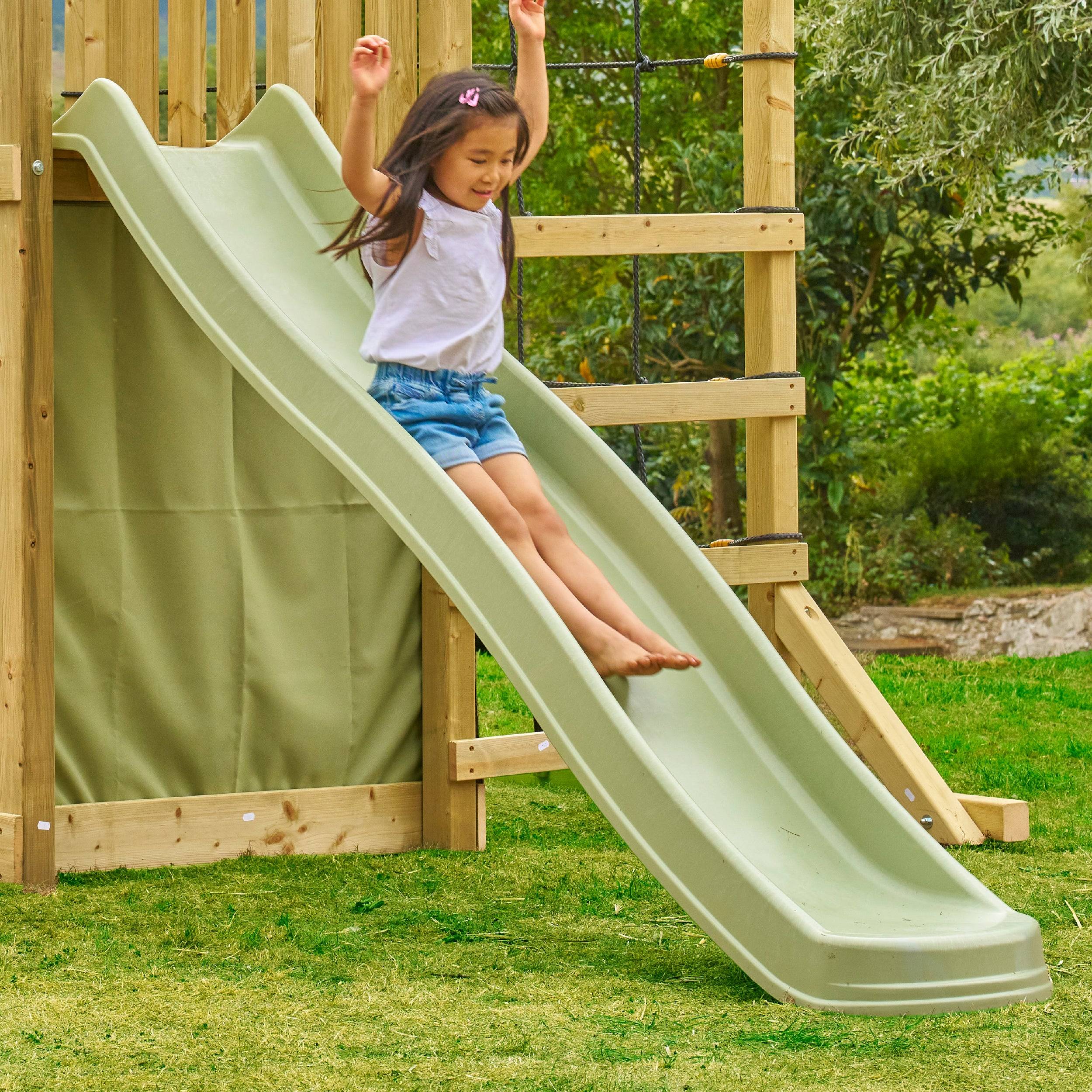 Glissière toboggan ondulée RIPPLE 220 cm vert kaki
