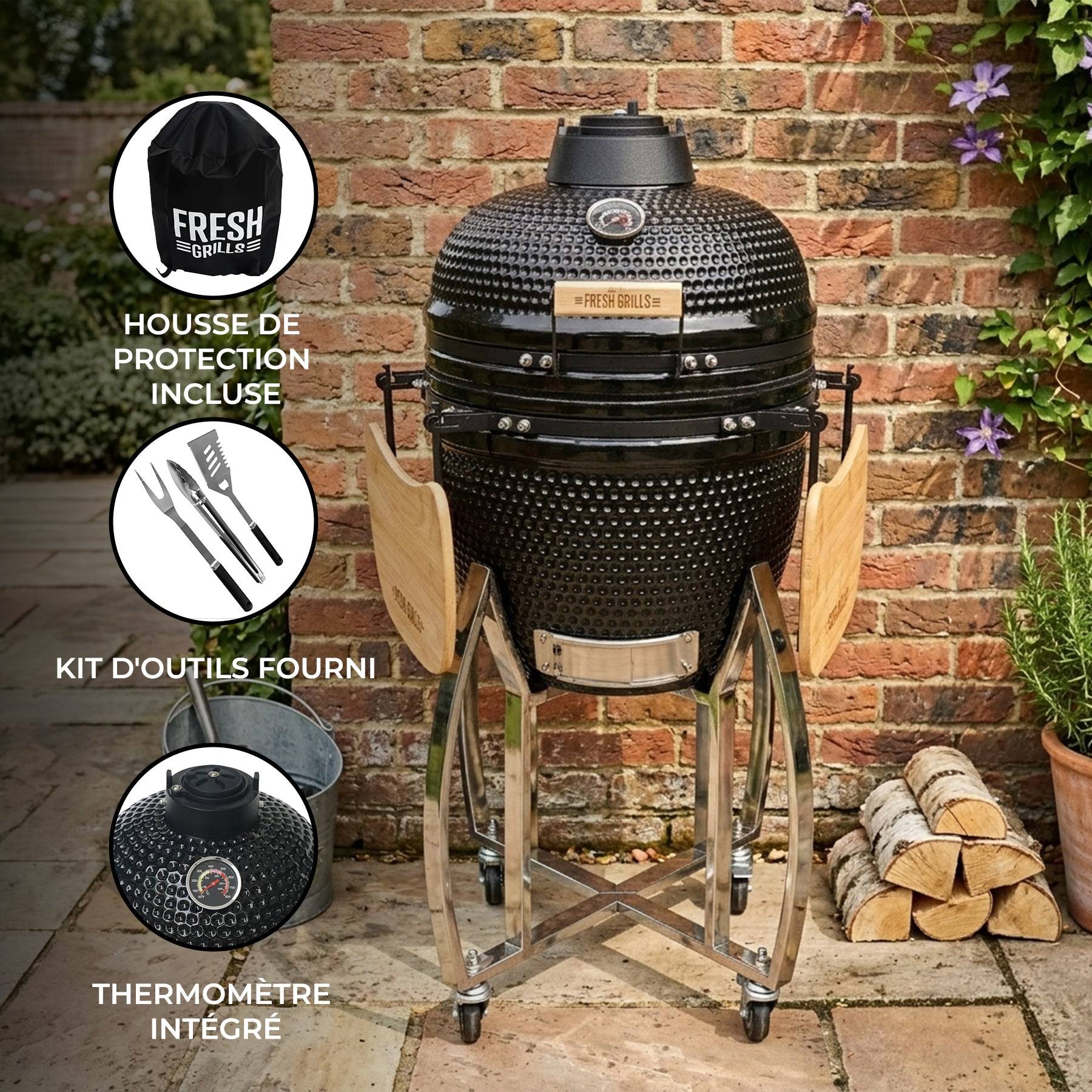 Monstershop - Barbecue Japonais Kamado - 18" (Ø 46 cm) - Image 2