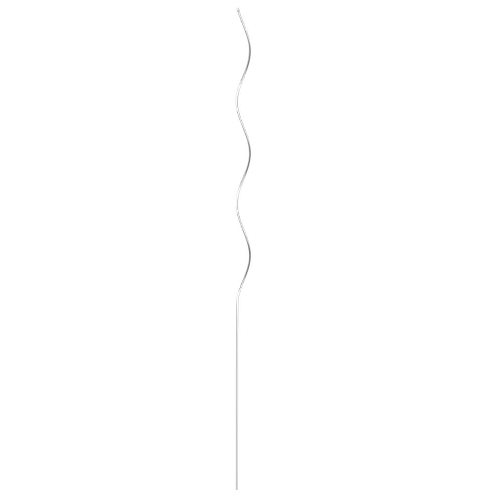 Vidaxl - Supports de plantes en spirale 50 pcs Acier galvanisé 110 cm vidaXL 142416 - Image 8