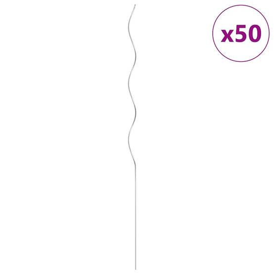 Vidaxl - Supports de plantes en spirale 50 pcs Acier galvanisé 110 cm vidaXL 142416 - Image 1