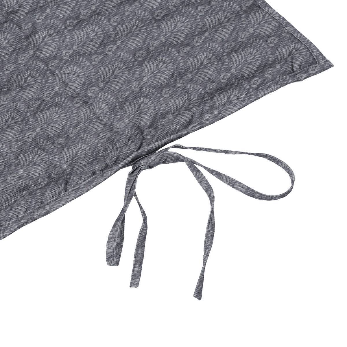 Hesperide - Coussin de transat enroulable "Adiya" ardoise 180x60cm en polyester Hespéride - Image 3