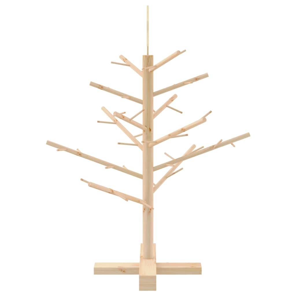 Maison Chic - Arbre de Noël, Sapin de Noël en bois Naturel 75 cm Bois massif en pin u639q - Image 6