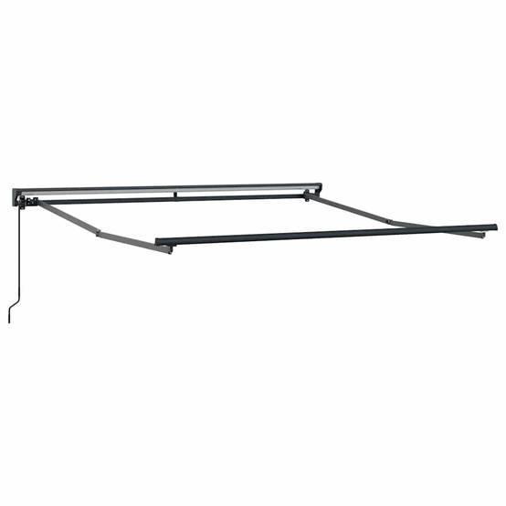 Store banne | Auvent Rétractable Noir 300 x 250 cm Polyester et métal Maison Chic - Image 5