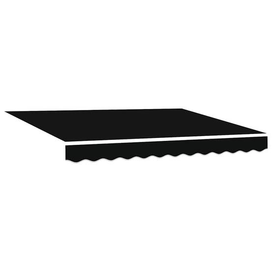 Store banne | Auvent Rétractable Noir 300 x 250 cm Polyester et métal Maison Chic - Image 4