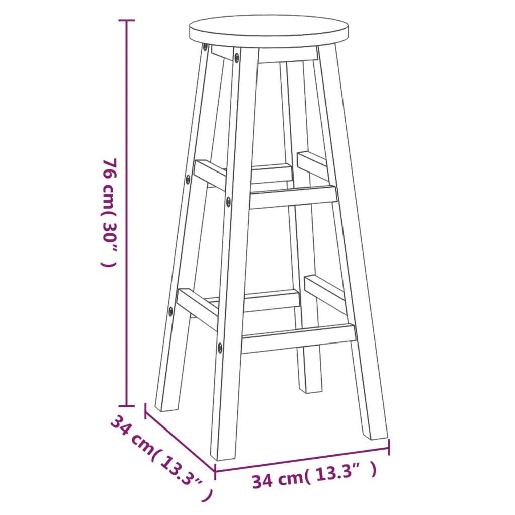 Vidaxl - Ensemble de bar de jardin 5 pcs-Salons de jardin bois d'acacia solide 772302 - Image 10