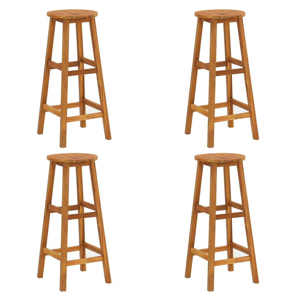 Vidaxl - Ensemble de bar de jardin 5 pcs-Salons de jardin bois d'acacia solide 772302 - Image 5