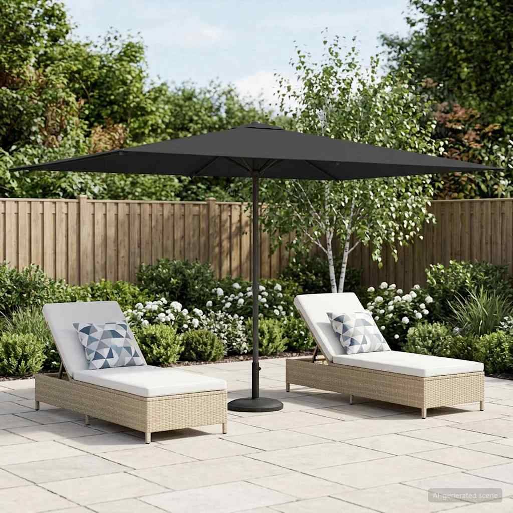 Parasol de jardin polyester anthracite 290 x 190 x 223 cm - PANGIVO - Image 1