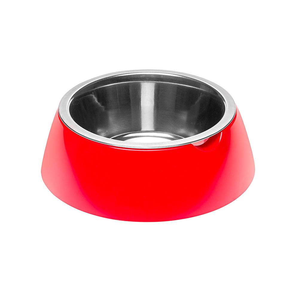 Ferplast - Ferplast Gamelle pour chien Gamelle pour chat Jolie - Gamelles pour eau et nourriture en acier inoxydable avec support en plastique, antidérapant, - Image 1