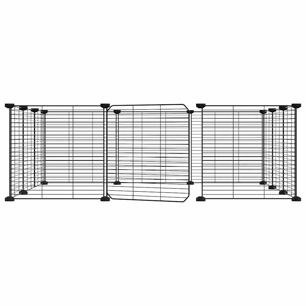 Grand enclos 12 panneaux acier avec porte pour rongeurs maille fine – ComfortXL Outdoor Living - Image 3