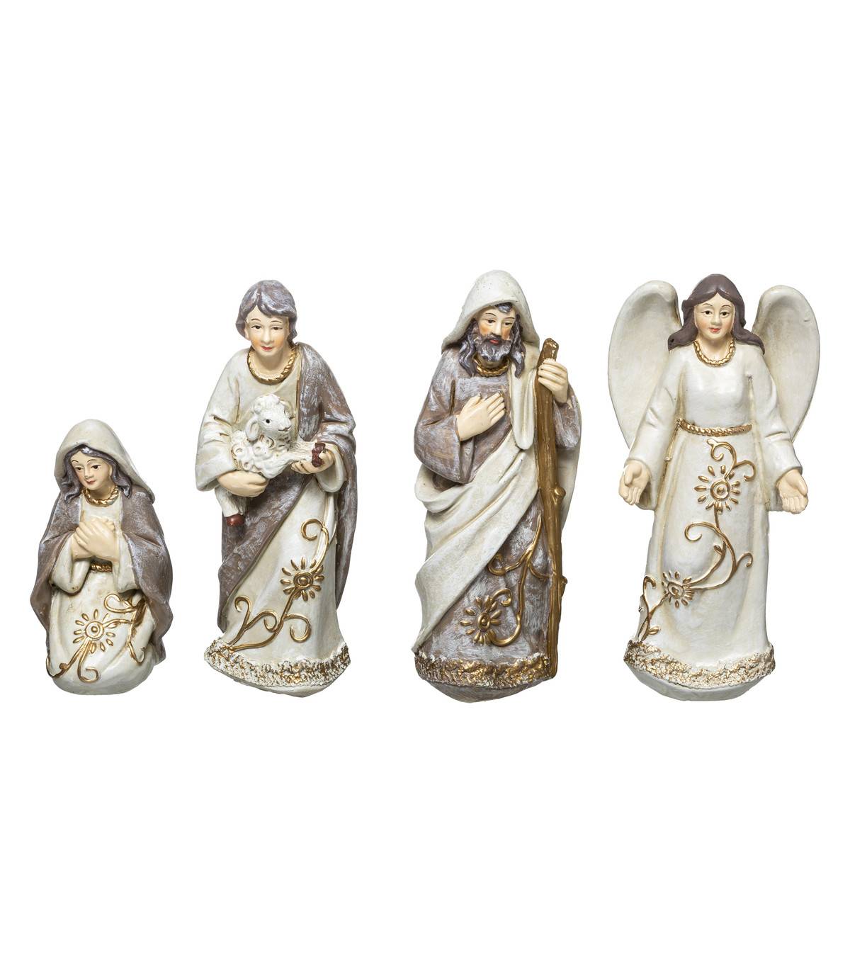 Sans Marque - Crèche de Noël moderne complète avec santons - Image 6