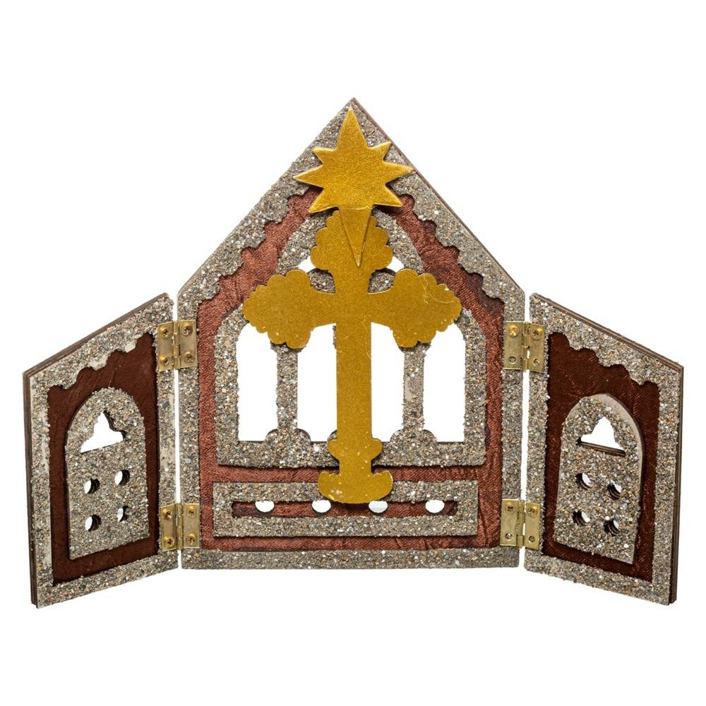 Sans Marque - Crèche de Noël moderne complète avec santons - Image 2