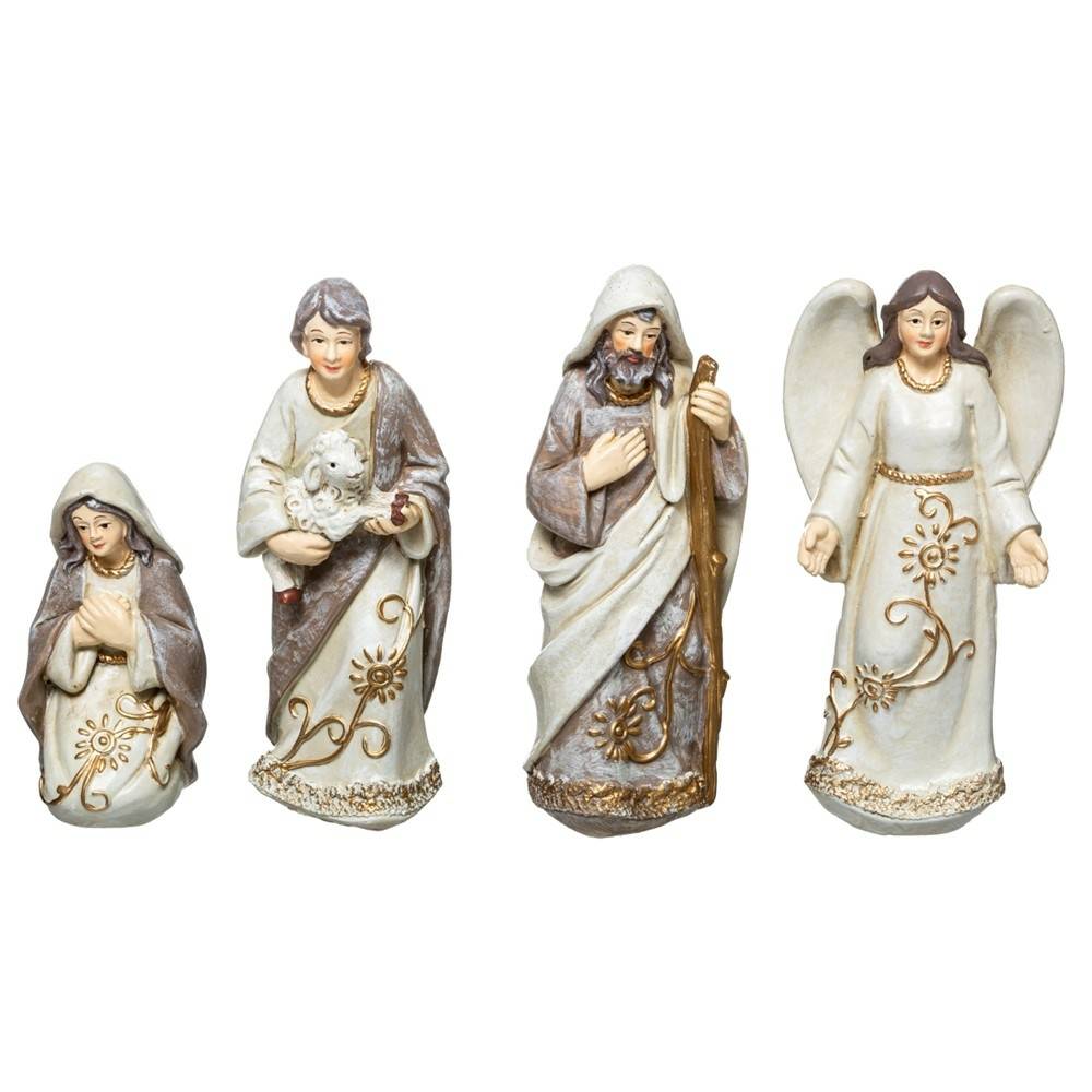 Sans Marque - Crèche de Noël moderne complète avec santons - Image 5