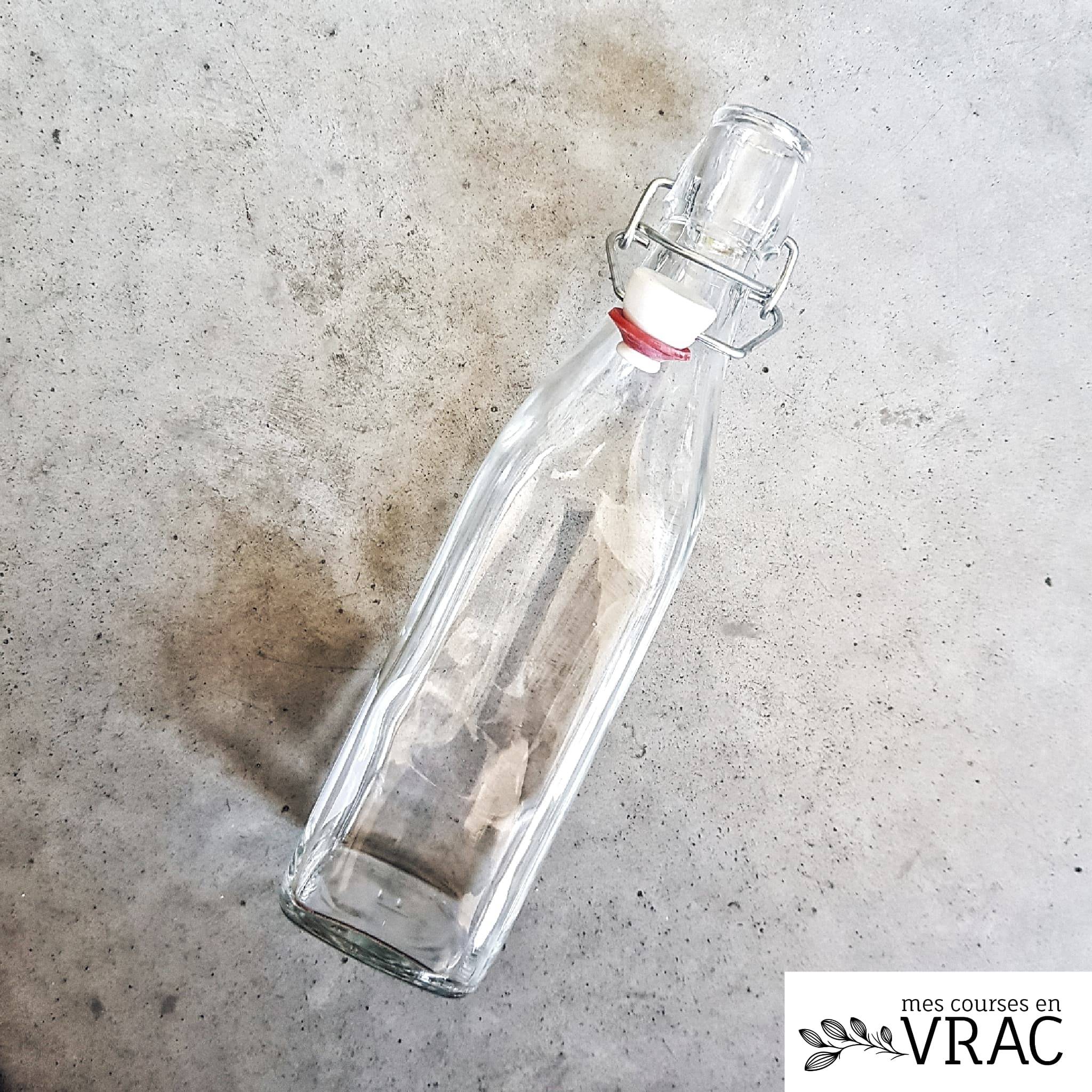 0 - Bouteille en verre transparent - Bouchon Swing - BASTIDE