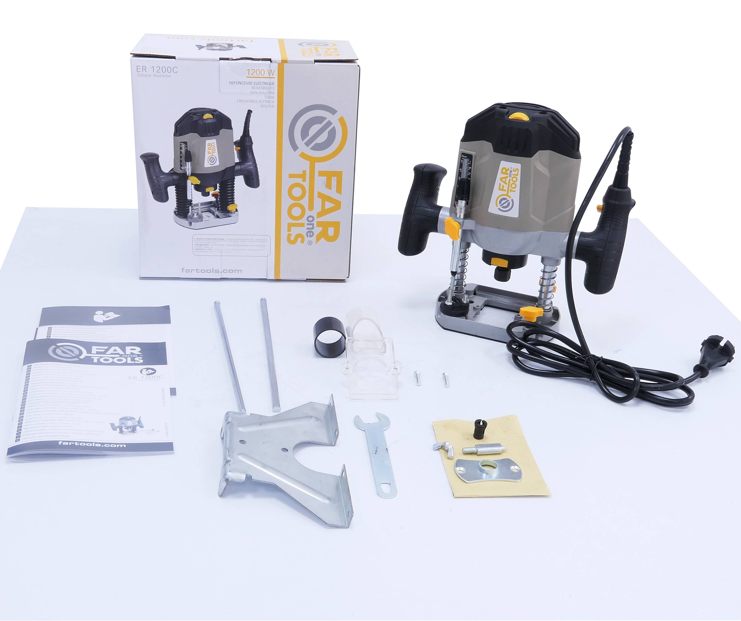 Défonceuse électrique 1200W  Ø6/8mm FARTOOLS - Image 2