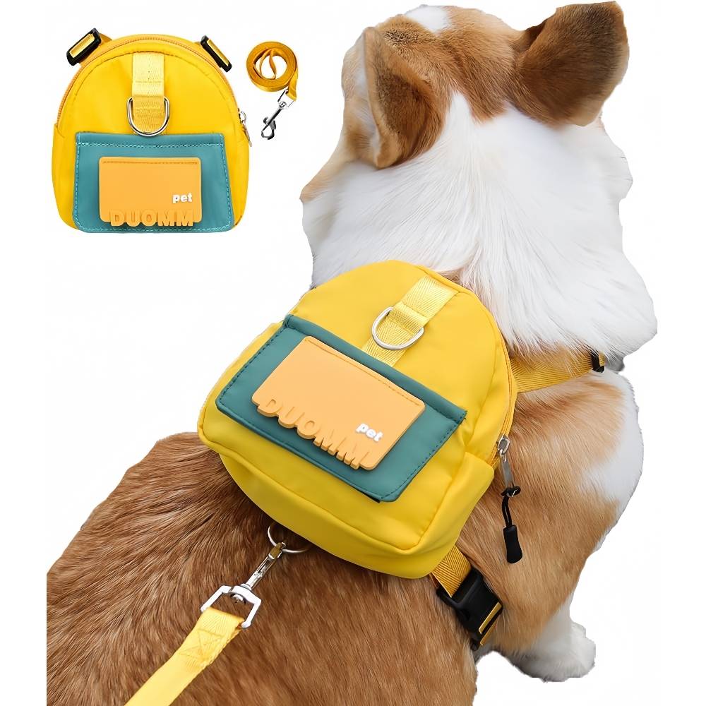 IntiMeg - Sac à dos pour chien orange M IntiMeg - Image 1