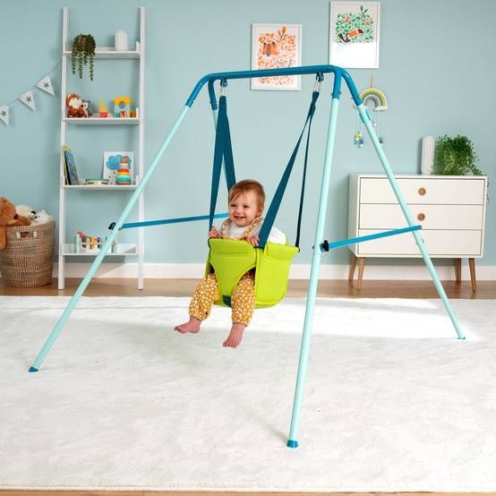 Portique métal fauteuil bébé pliant h129 cm - Image 4
