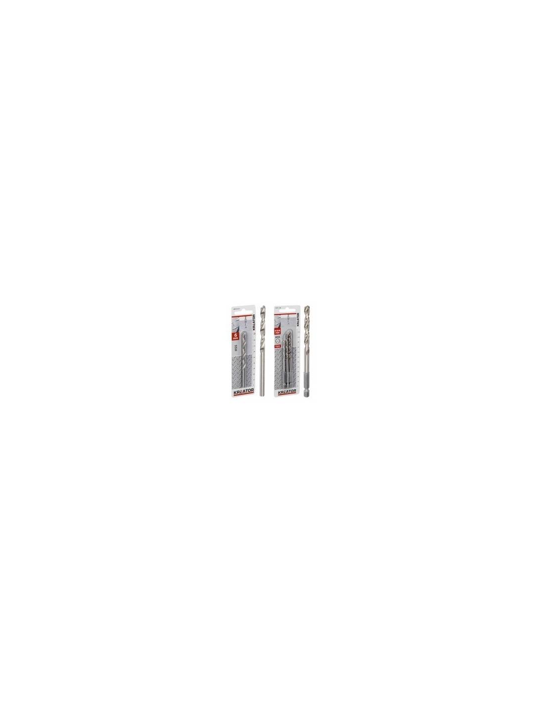 Kreator - Coffret De 6 Forets Métal Hss . Coffret 6 Forets Hss - Kreator