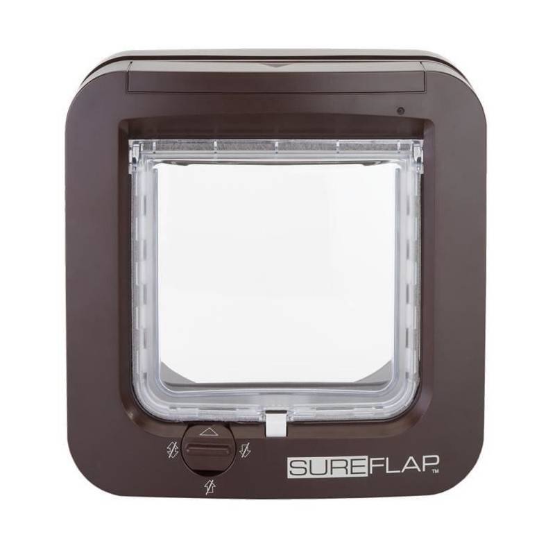 Sans Marque - Sureflap Chatiere A Puce Electronique Marron - Image 2