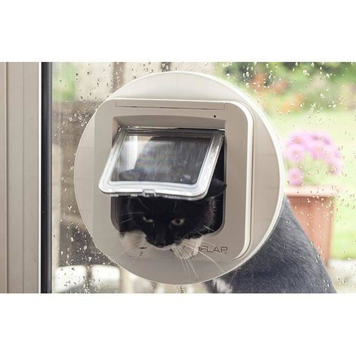 Sans Marque - Sureflap Chatiere A Puce Electronique Marron - Image 3
