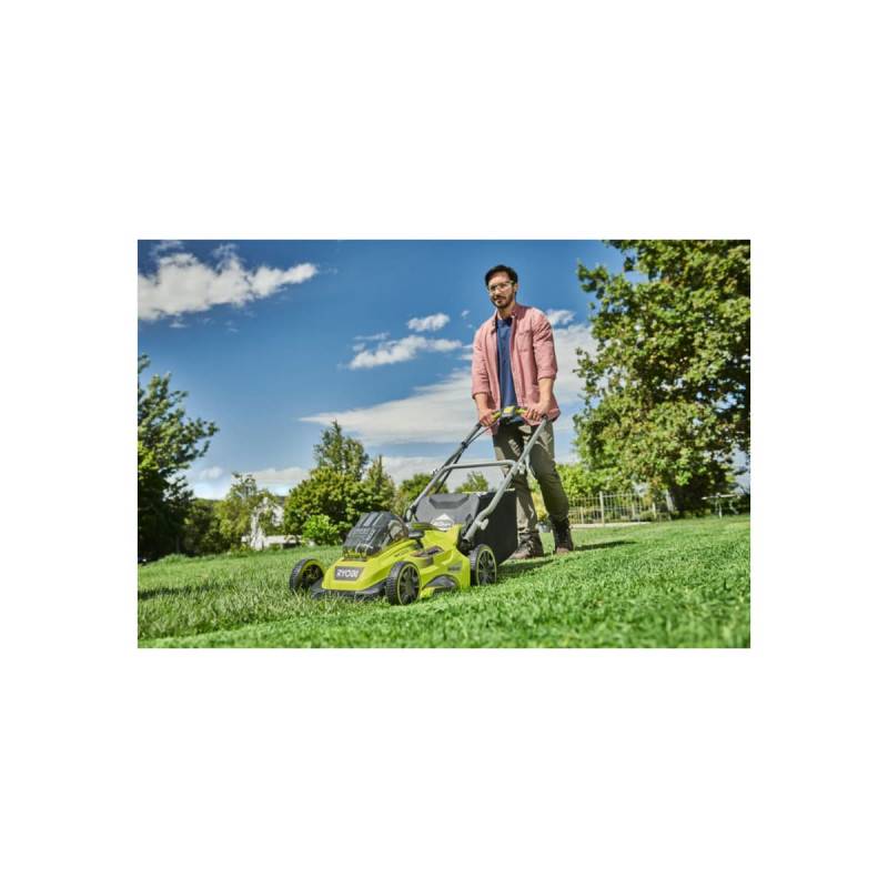 Ryobi - Tondeuse RYOBI 36V - coupe 40cm - 1 batterie 5,0Ah - 1 chargeur - RLM36X41H50PG - Image 3