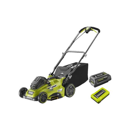 Ryobi - Tondeuse RYOBI 36V - coupe 40cm - 1 batterie 5,0Ah - 1 chargeur - RLM36X41H50PG - Image 1