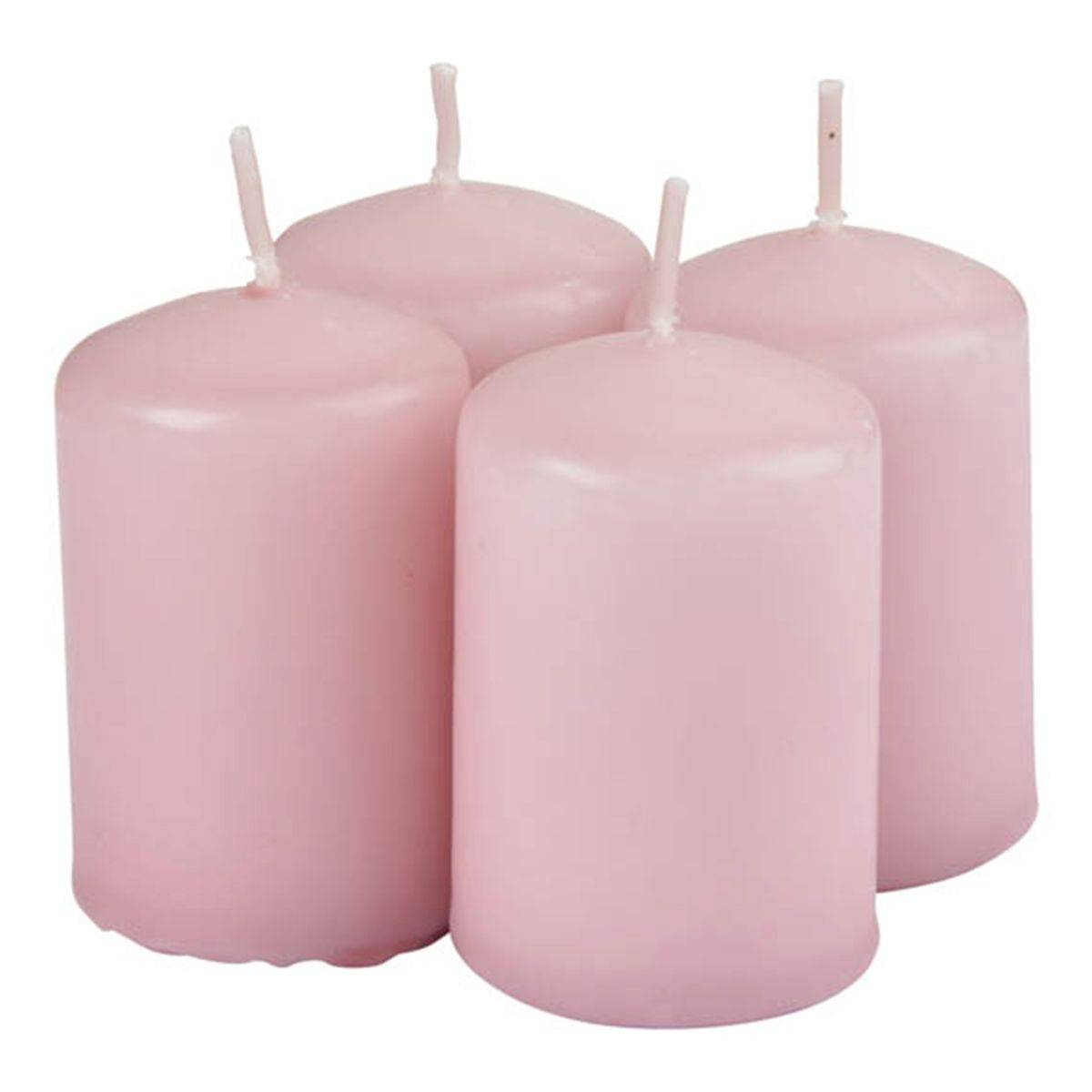 Lot de 4 Bougies Pilier "Essentiel II" 6cm Cerisier en Fleurs - Image 1