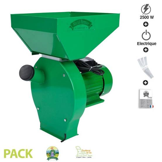 Moulin à céréales électrique puissance 2500W Fermier GF-0758 - Image 1