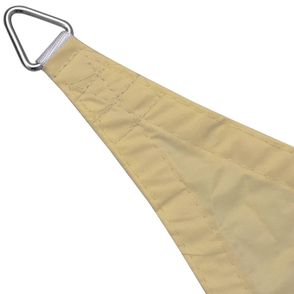 Voile toile d'ombrage parasol en tissu oxford carré 3,6 x 3,6 m beige - Image 3