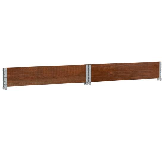 Jardinière bois de pin marron 100 x 100 x 21.5 cm - PANGIVO - Image 6