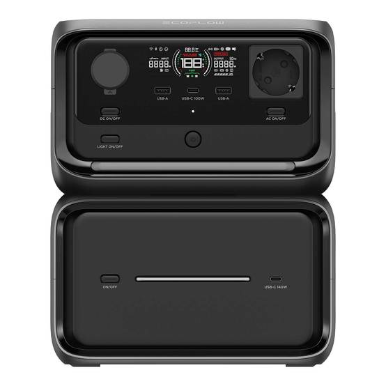 EcoFlow RIVER 3 Max Plus – Station Électrique capacité 858 Wh avec EB600 - Image 2