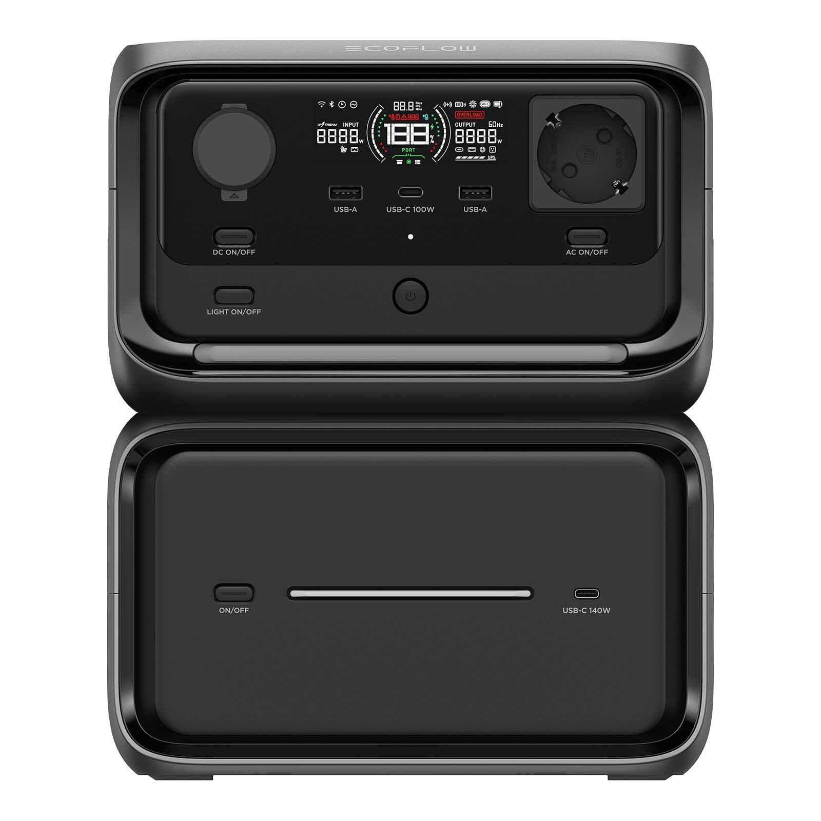 EcoFlow RIVER 3 Max Plus – Station Électrique capacité 858 Wh avec EB600 - Image 2