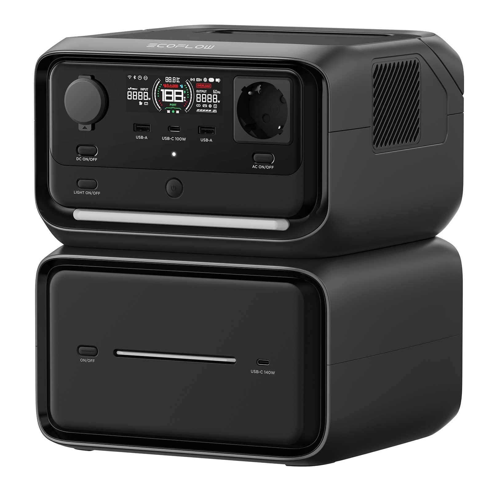 EcoFlow RIVER 3 Max Plus – Station Électrique capacité 858 Wh avec EB600 - Image 1
