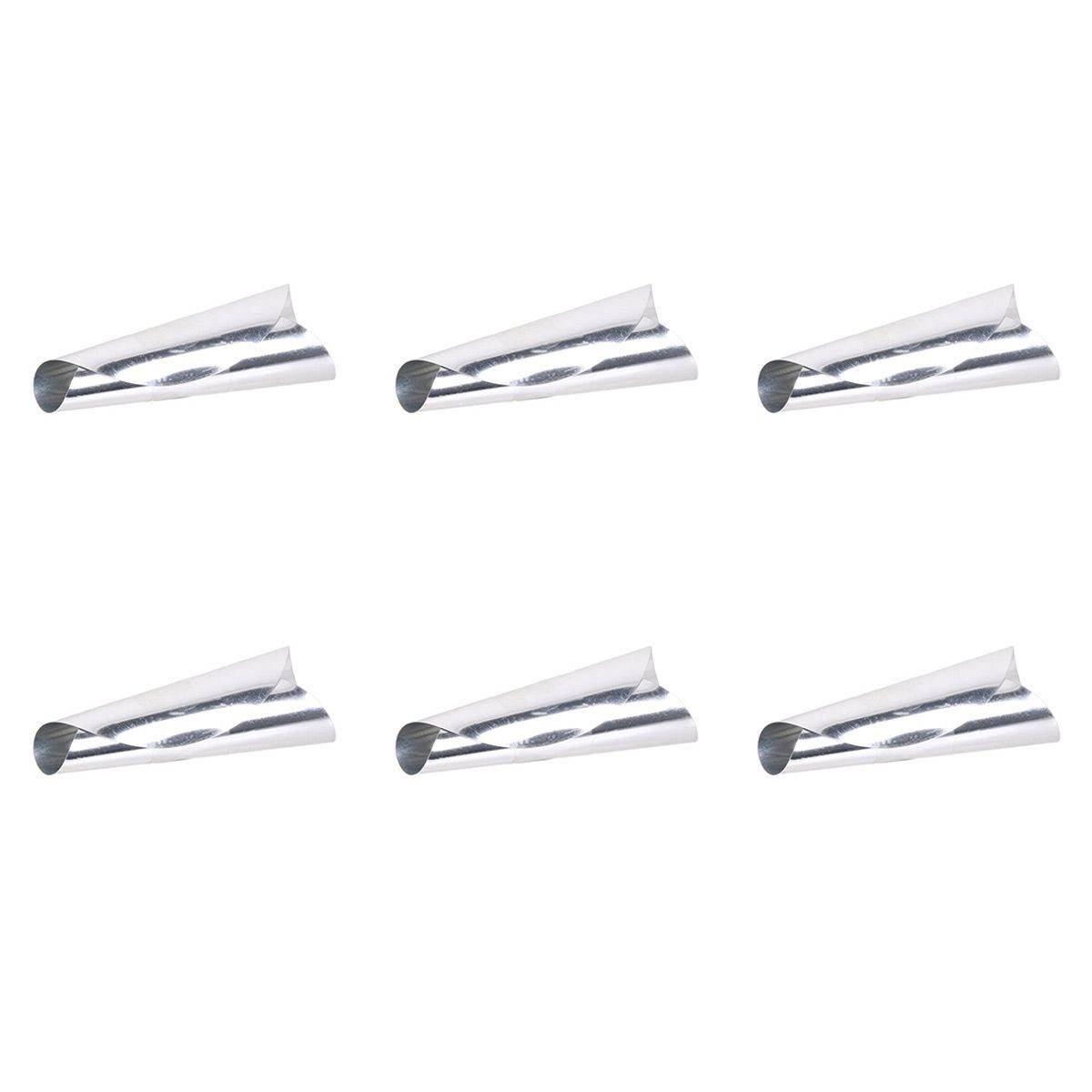 Cook Concept - Lot de 6 Stop-Gouttes "Vins" 7cm Argent - Image 1
