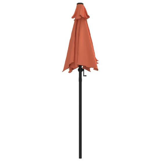 Parasol de jardin - Parasol Terre cuite 200x224 cm Aluminium - Image 4