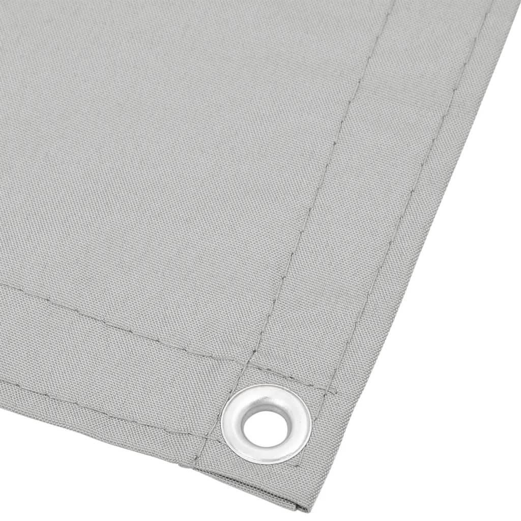 Écran de balcon polyester oxford gris clair 120 x 1000 cm - PANGIVO - Image 4