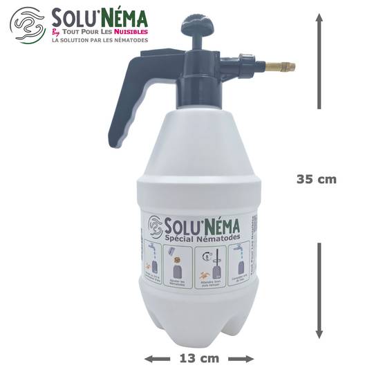 Solunéma - Kit Complet Anti-Thrips - 5 Millions Nématodes SF + Pulvérisateur 2L + 10 Pièges Bleus Collants XXL - Image 3