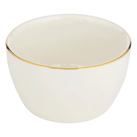 Service Apéritif 4 Pièces en Céramique "Arya" 9cm Blanc - Image 3