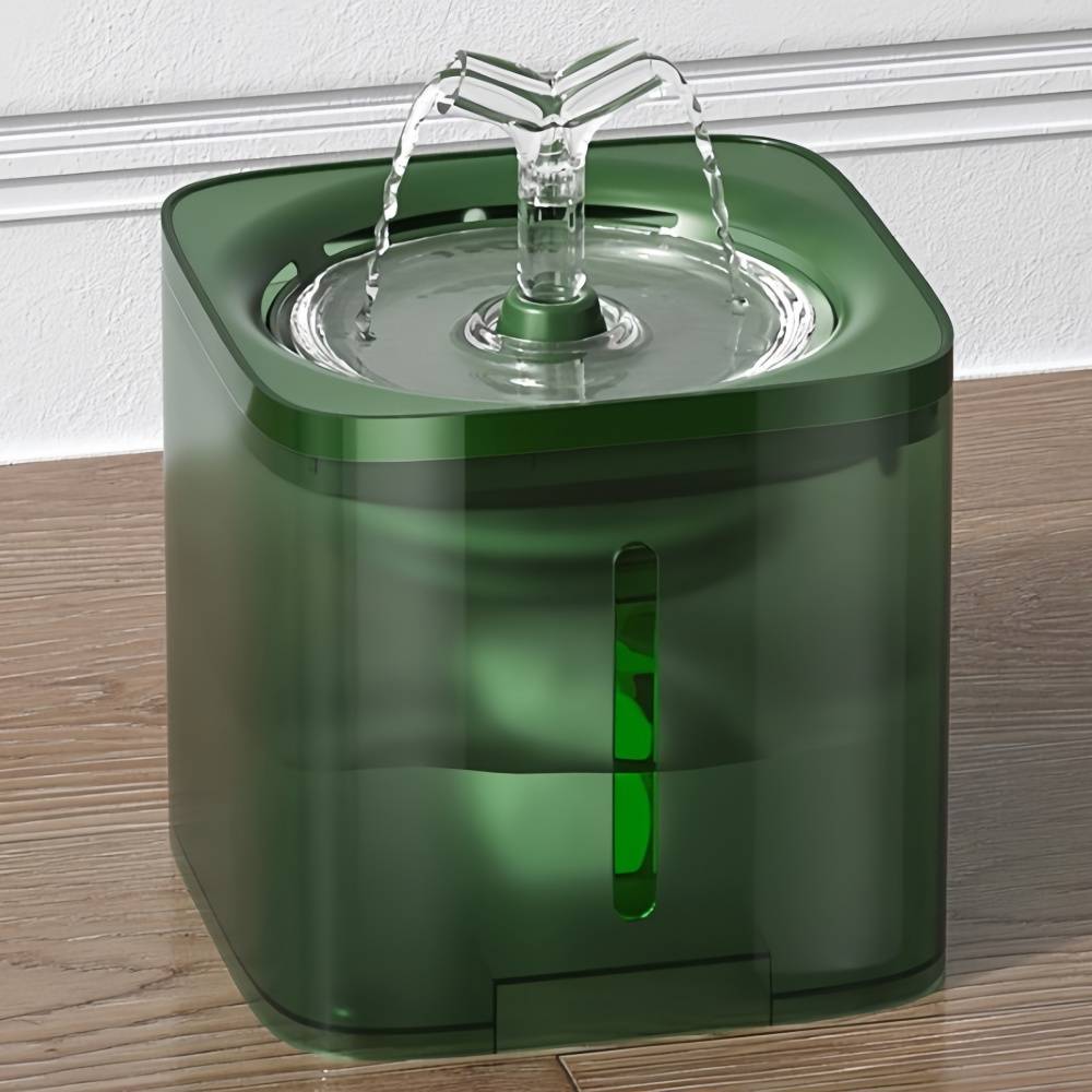 IntiMeg - Fontaine à eau 2 litres pour chats et petits chiens Vert IntiMeg - Image 3