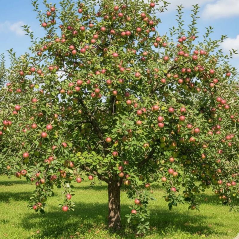 Pommier Grand Alexandre - Bon rendement - Pot de 10L - Gobelet 2 ans - 120/150 cm - De 3,00 m à 5,00 m - Image 4