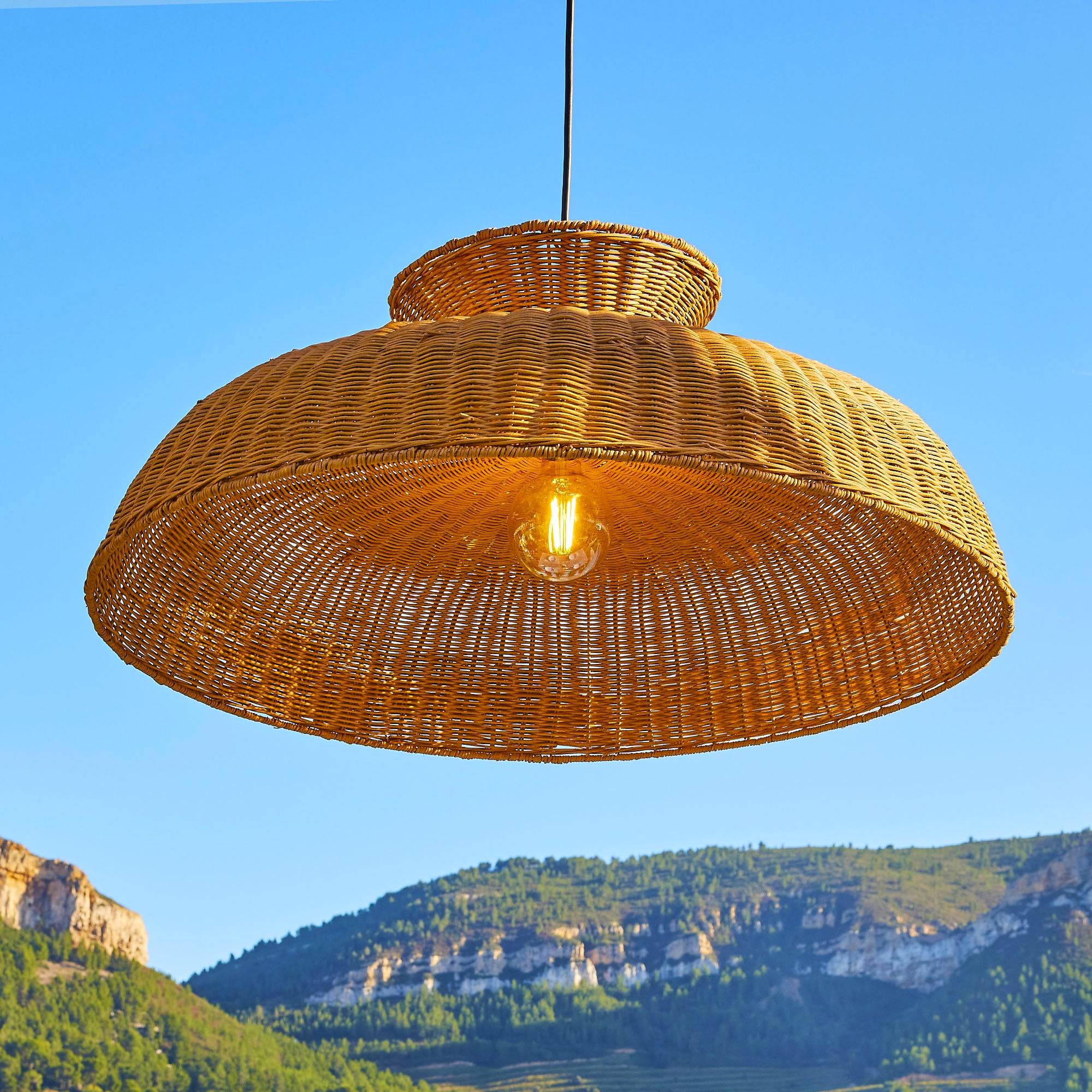 Lumisky - Abat jour naturel seul DARMA INDOOR H30cm - Image 3