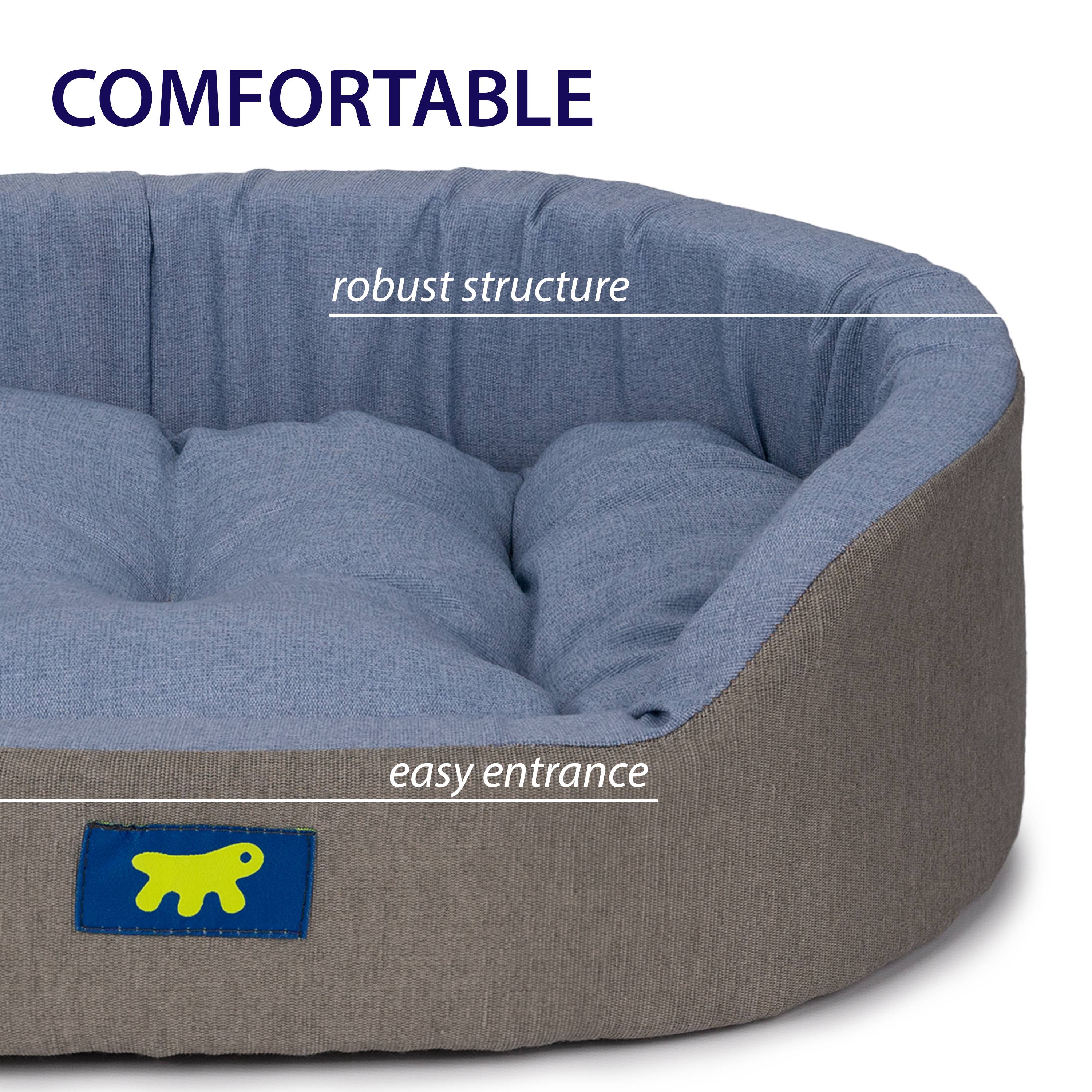 Ferplast - Ferplast Panier Chien Dandy, Coussin Amovible et Lavable, Housse en Coton avec Rembourrage Doux, Idéal également comme Niche pour Chat, 45 x 35 x H 13 - Image 7