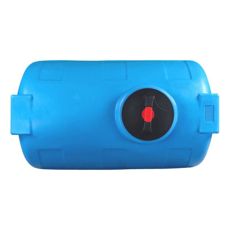 Cuve récupération eau de pluie 300L - Réservoir aérien horizontal bleu - Polyéthylène - ELBI CHO - Image 7