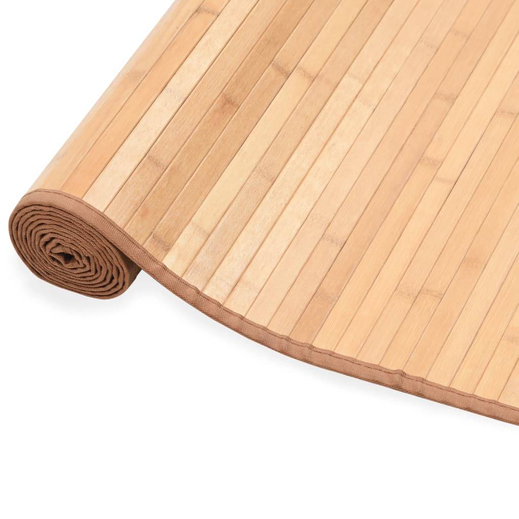 SaRani Tapis de chemin en bambou à lattes, fond antidérapant en caoutchouc ( beige clair, 400 x 50 cm
