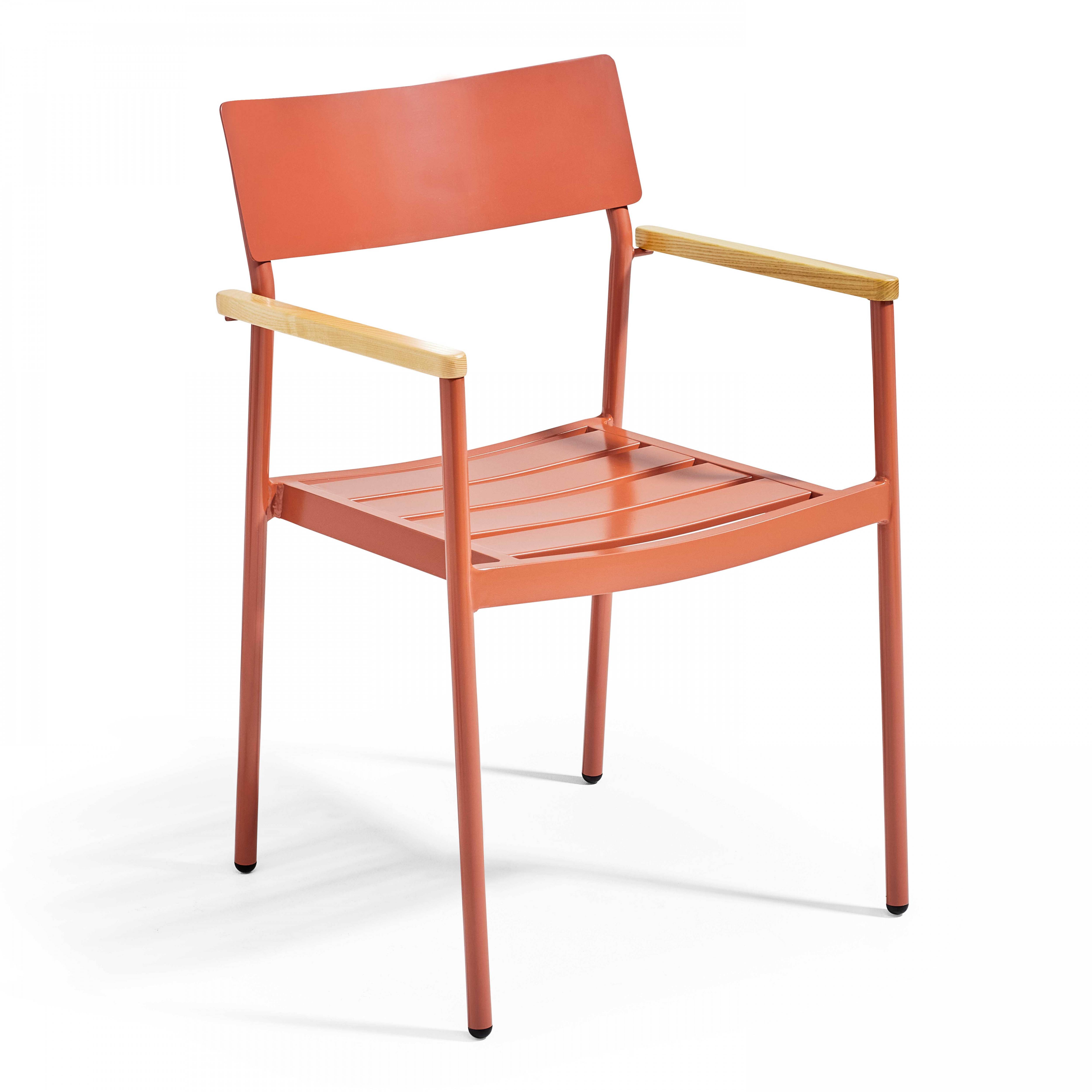 Oviala - Fauteuil de jardin en aluminium et bois terracotta
Leeds - Oviala - Image 1